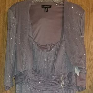 R & M Richards evening gown